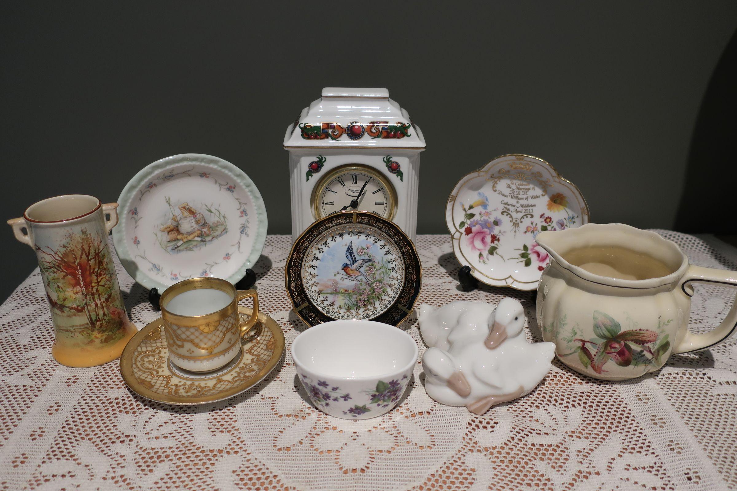 Sneak Peek For The Week – St George China, Nao, Limoges, Royal Crown Derby, Royal Albert, Portmeirion, Royal Doulton and Dresden