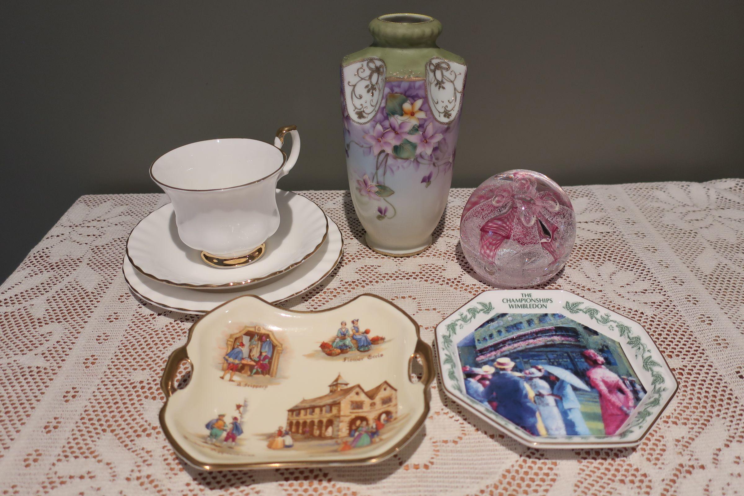 Sneak Peek For The Week – Royal Albert, Caithness Glass, Wedgwood, I E & C Antique Vase, Royal Winton