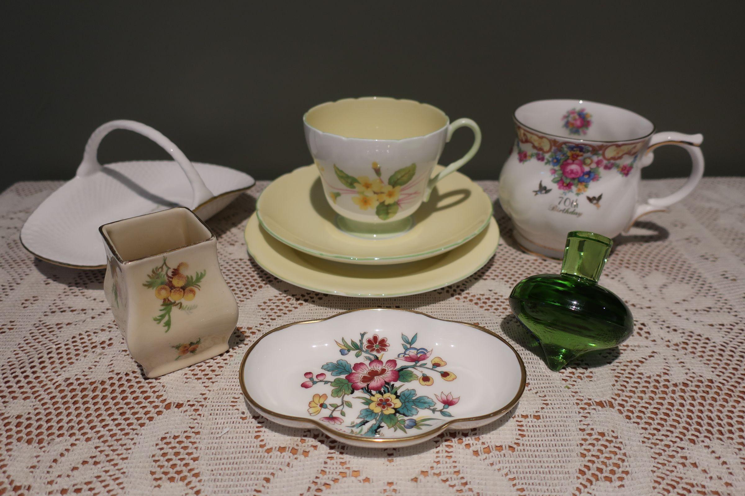 Sneak Peek For The Week – Royal Doulton, Pollyanna, Shelley, Spode, Coalport, Sevres Crystal