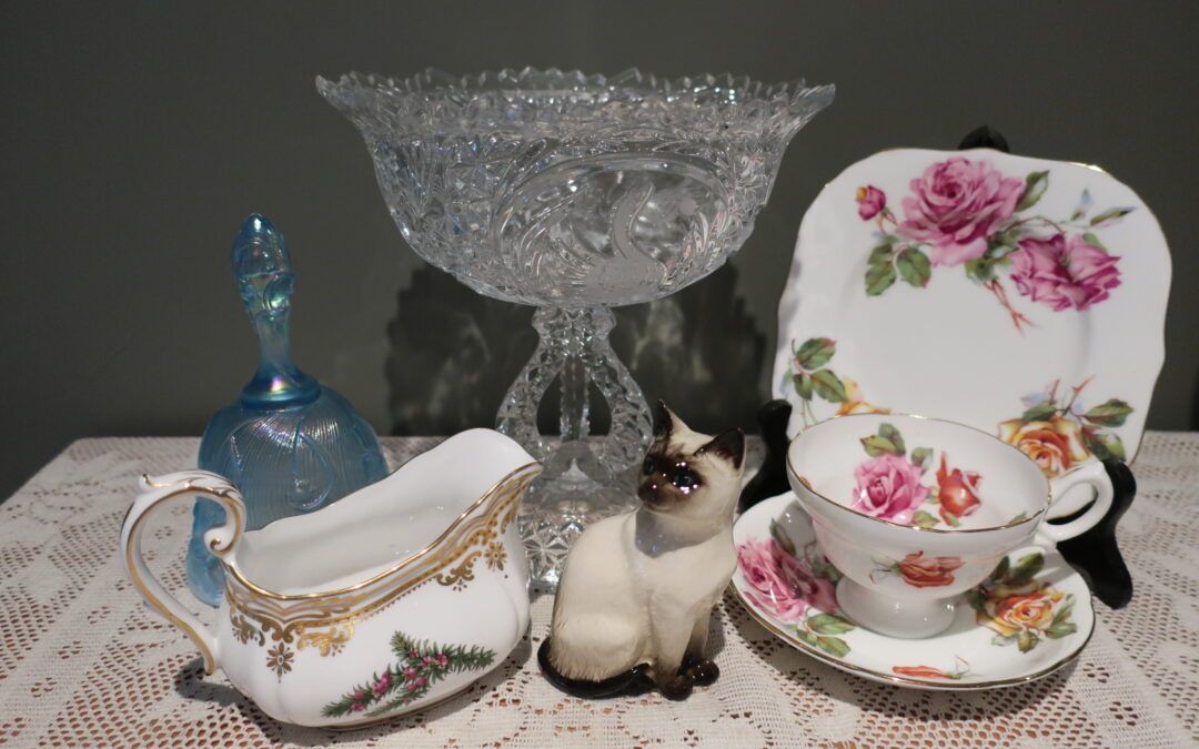 Sneak Peek For The Week – Hofbauer Crystal, Fenton, Royal Doulton, Spode, Hammersley