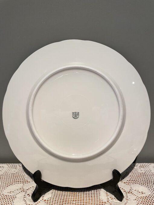 Stunning large Czech Floral Cabinet Plate With heavily Gilt Trim - Image 3