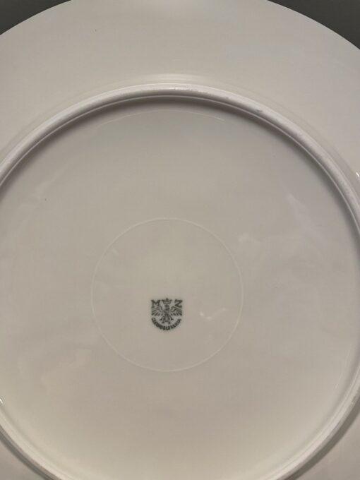 Stunning large Czech Floral Cabinet Plate With heavily Gilt Trim - Image 4