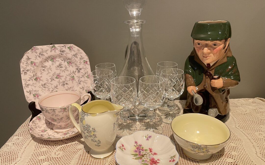 Sneak Peek For The Week – Bohemia Crystal, Royal Doulton, Shelley, Tuscan