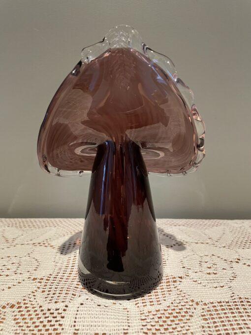 Hand Blown Lutetian Art Glass Jack In The Pulpit Conical Cased Vase - Image 2