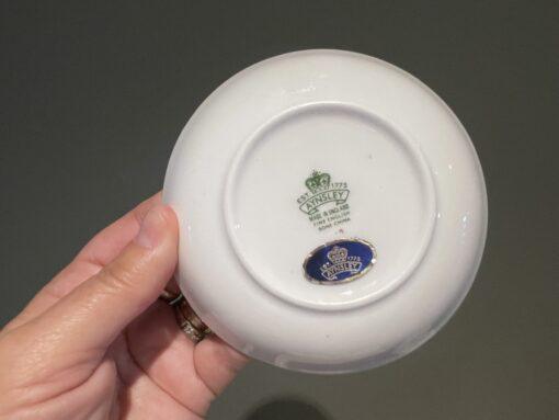 Stunning Aynsley Heavily Gilt Floral Butter Dish - Image 3