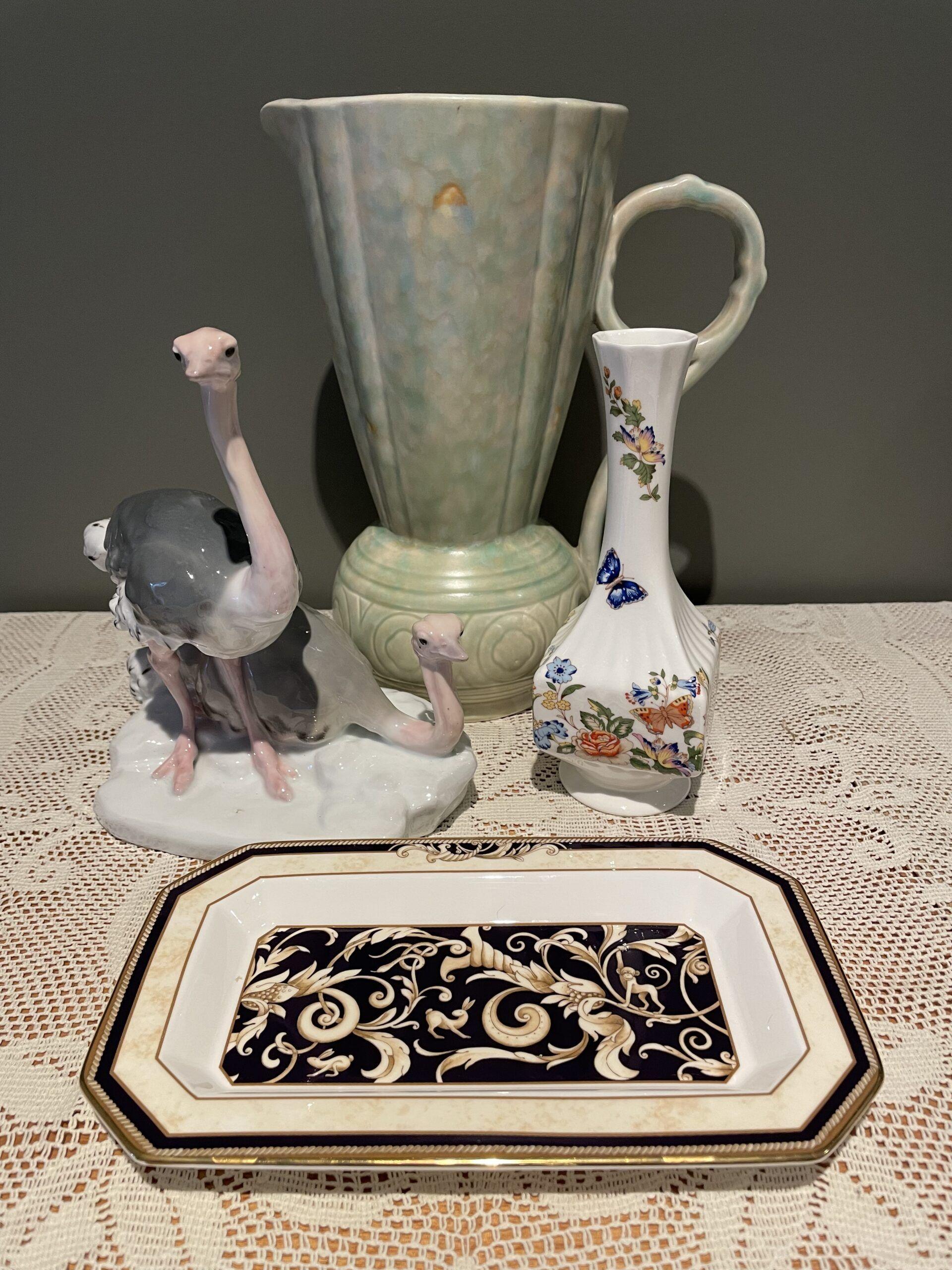 Sneak Peek For The Week – Aynsley, Wedgwood, Antique Karl Ens, Art Deco Beswick