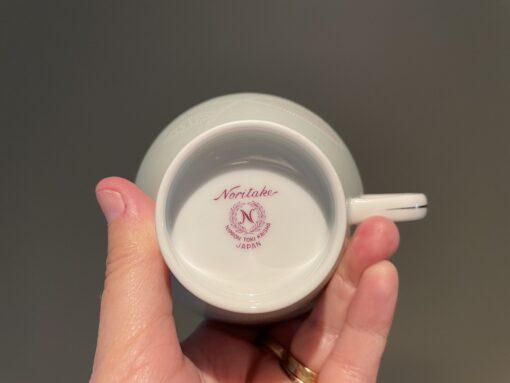 Stunning Retro Noritake Nippon Toki Kaisha Trio With Silver Trim - Image 3