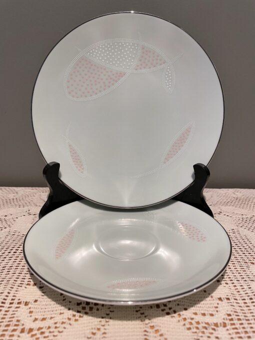 Stunning Retro Noritake Nippon Toki Kaisha Trio With Silver Trim - Image 6