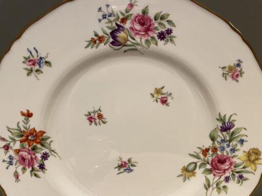 Royal Worcester Large Dinner / Serving / Cabinet Plate - Abla - Floral Gilt - Image 2