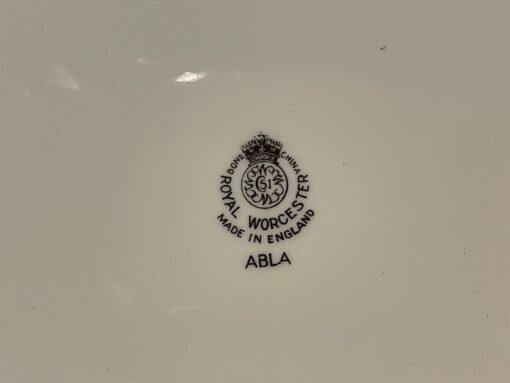 Royal Worcester Large Dinner / Serving / Cabinet Plate - Abla - Floral Gilt - Image 4