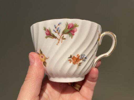 Vintage Aynsley Gaiety Pattern Floral Gilt Trio - Image 2