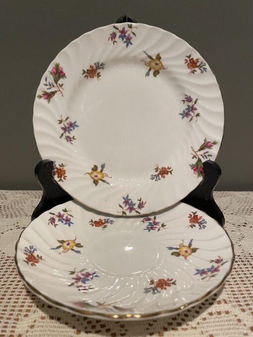 Vintage Aynsley Gaiety Pattern Floral Gilt Trio - Image 4