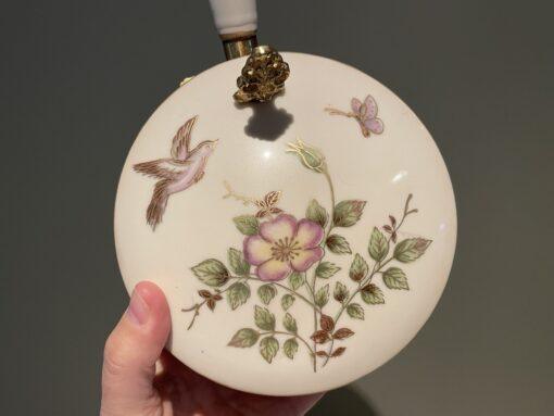 Vintage Silent Butler With Gilt Floral Pattern - Image 5