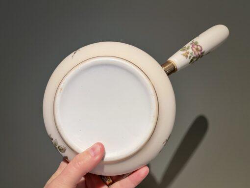 Vintage Silent Butler With Gilt Floral Pattern - Image 6