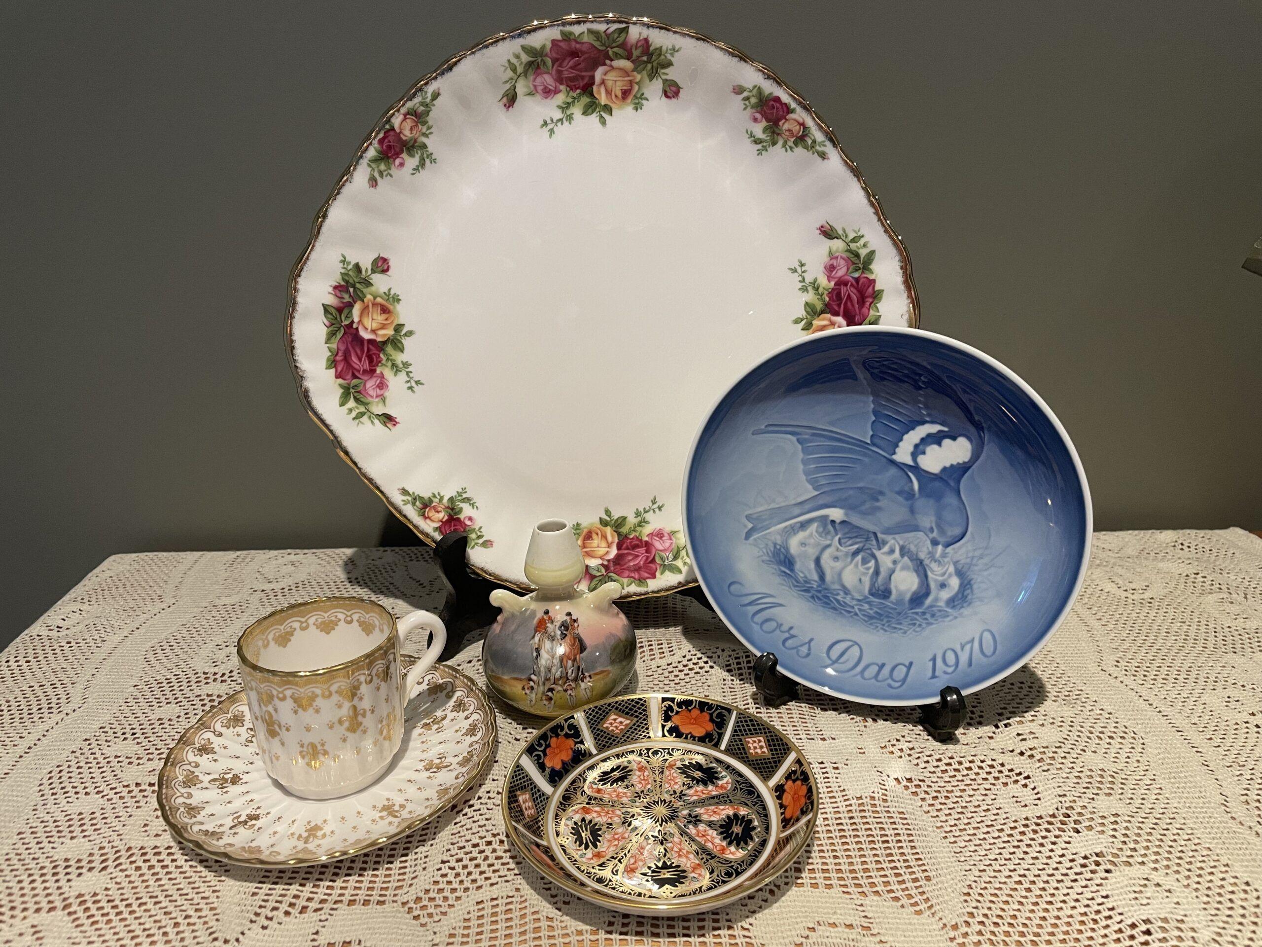 Sneak Peek For The Week – Bing and Grondahl, Spode, Royal Crown Derby, Royal Albert, Royal Bayreuth