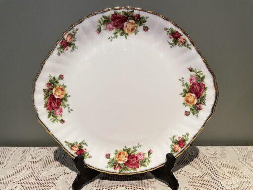 Royal Albert Old Country Roses Large Tab Handled Cake Plate