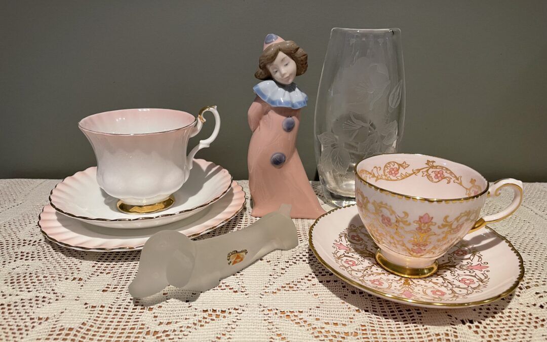 Sneak Peek For The Week – Tuscan China, Royal Albert, Leerdam Crystal, Nao, Stuart Crystal