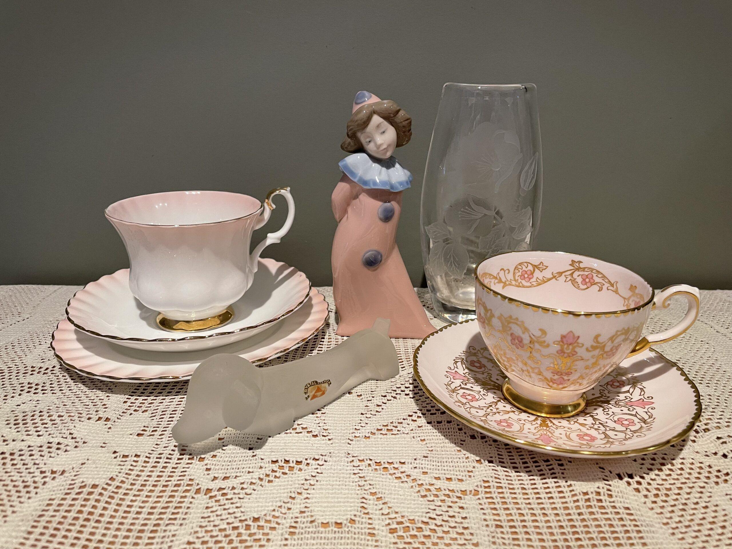 Sneak Peek For The Week – Tuscan China, Royal Albert, Leerdam Crystal, Nao, Stuart Crystal