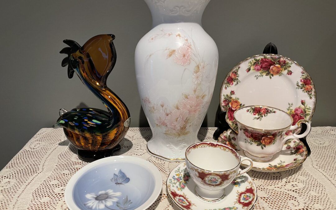 Sneak Peek For the Week – Limoges, Art Glass For Rikaro, Royal Albert, Foley, Royal Copenhagen