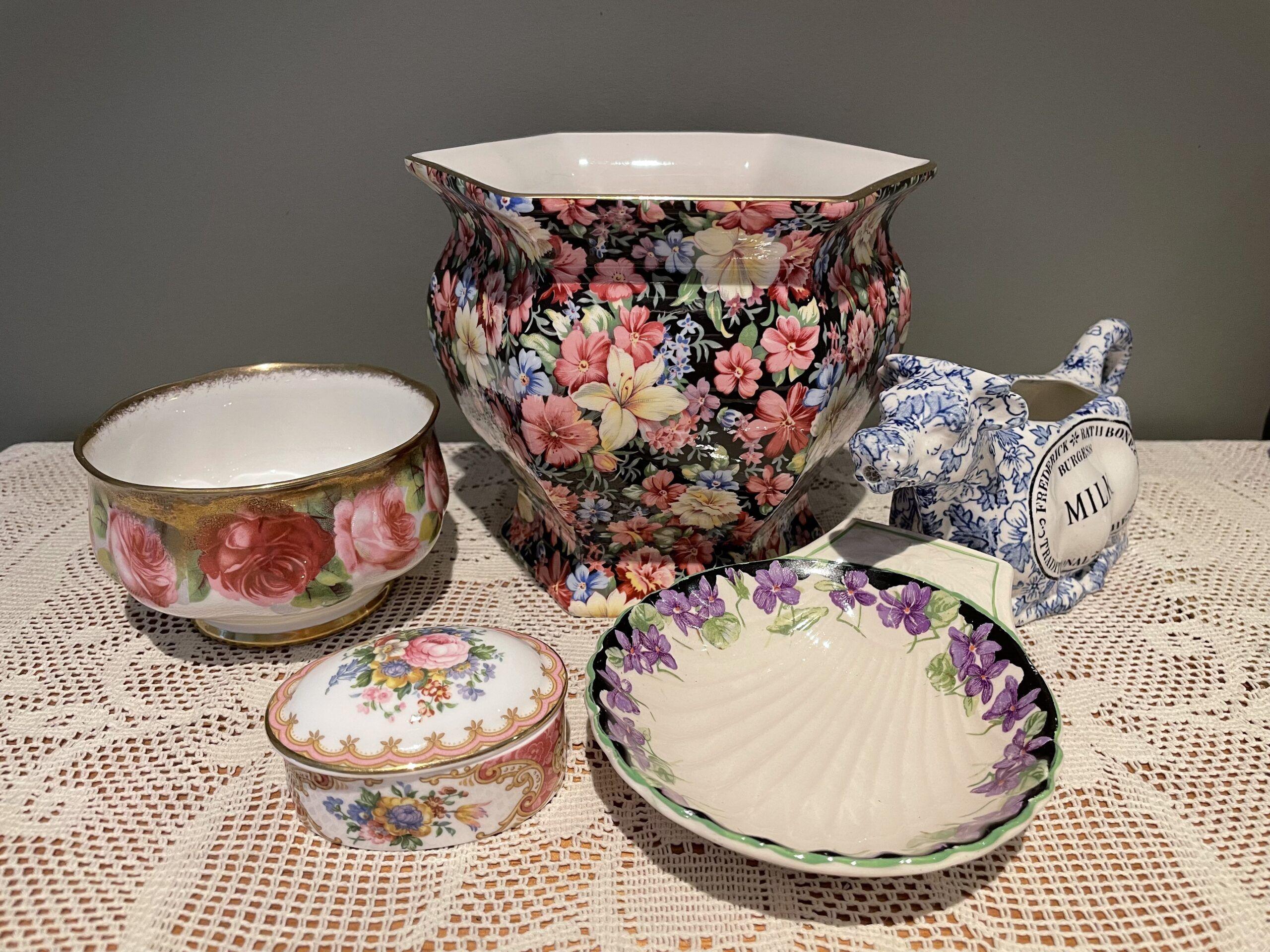 Sneak Peek For The Week – Royal Winton, Royal Doulton, Royal Albert, Frederick Rathbone Burgess