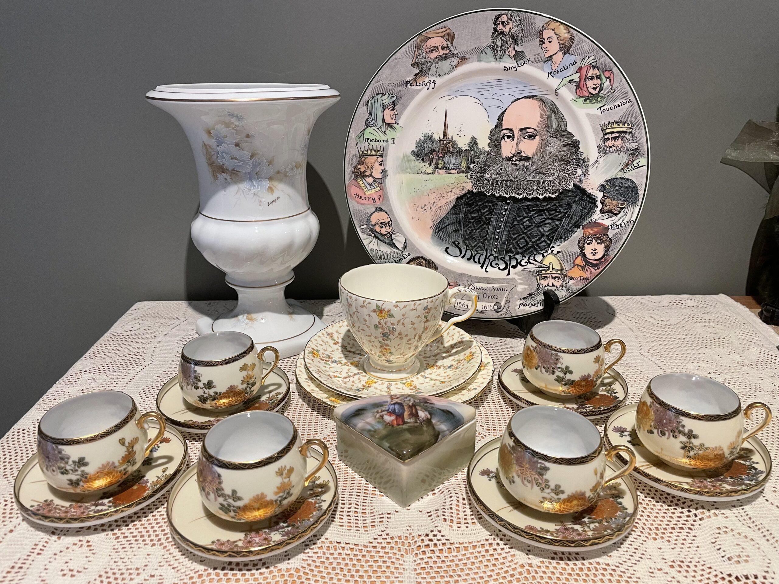 Sneak Peek For The Week – Royal Bayreuth, Royal Doulton, Royal Grafton, Limoges, Satsuma
