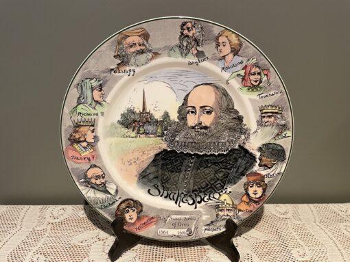 Vintage Royal Doulton Sweet Swan Of Avon Shakespeare Commemorative Plate