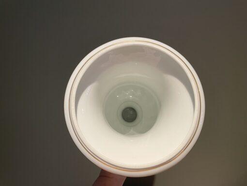 Large Limoges Blue Floral Urn Shaped Vase - Hand Accented - Image 5
