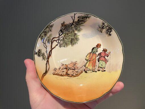 Vintage Royal Doulton Jam / Relish dish - The Gypsies