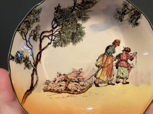 Vintage Royal Doulton Jam / Relish dish - The Gypsies - Image 2