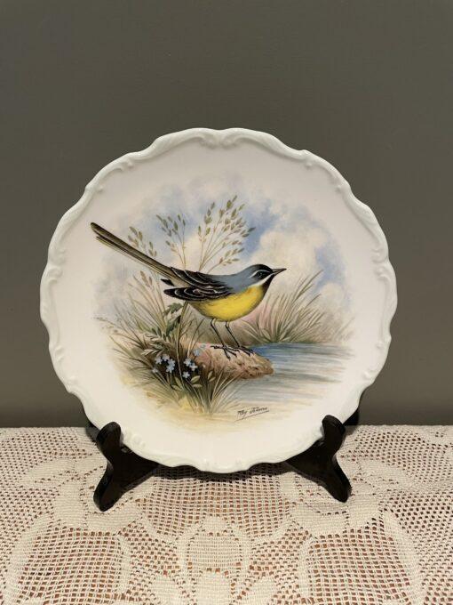 Royal Albert Woodland Birds Yellow Wagtail Display Plate