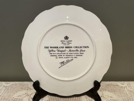 Royal Albert Woodland Birds Yellow Wagtail Display Plate - Image 3