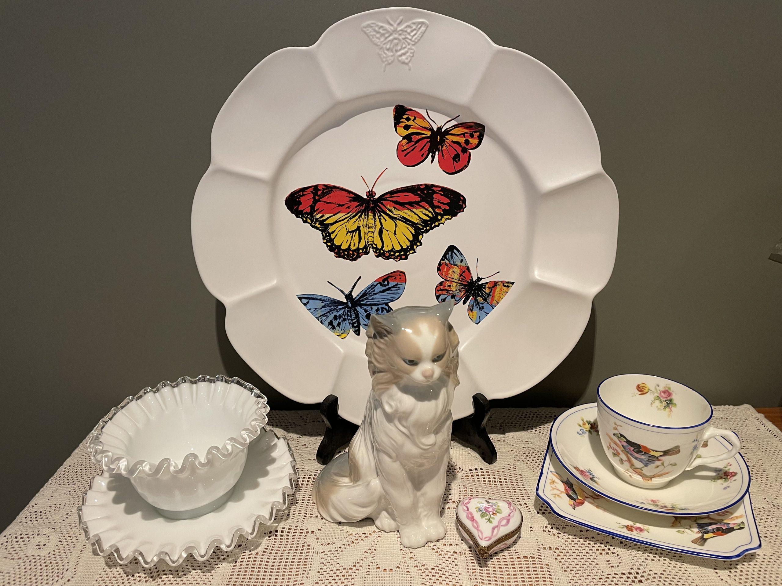 Sneak Peek For The Week – Robert Gordon Bromley Pottery, Royal Doulton, Limoges, Nao, Fenton