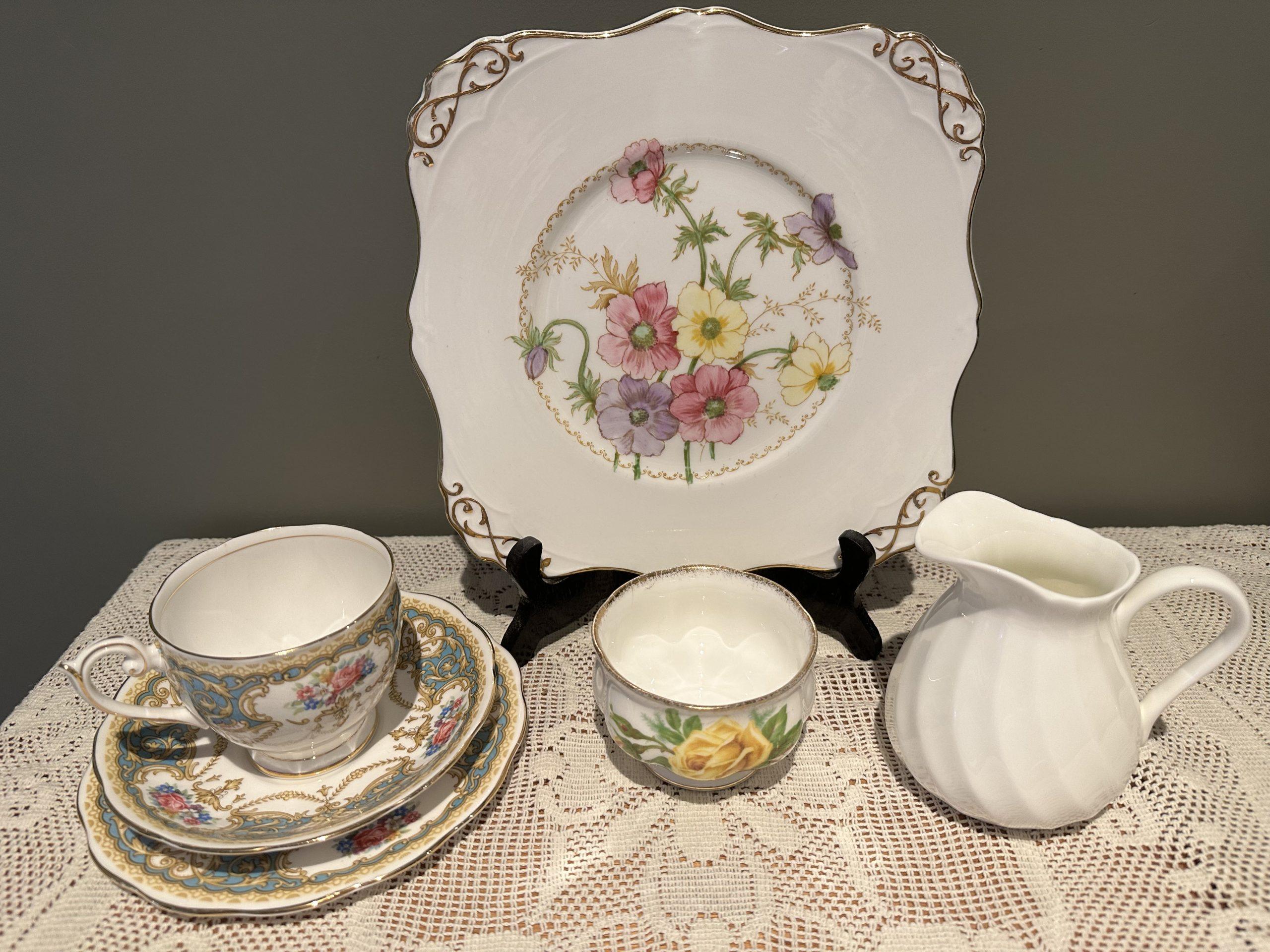 Sneak Peek For The Week – Queen Anne Regency, Tuscan Anemone, Royal Albert Tea Rose, Wedgwood Candlelight