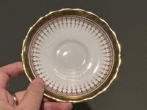 Vintage Tuscan Heavily Gilt Demitasse Cup And Saucer - Image 4