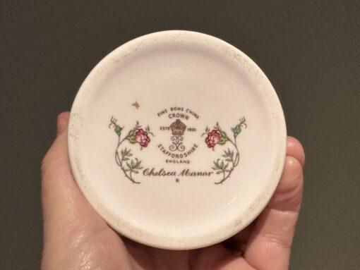 Crown Staffordshire Chelsea Manor Lidded Sugar Or Condiment Jar - Image 6