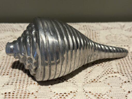 Lovely Large Cast Aluminium Seashell Figurine