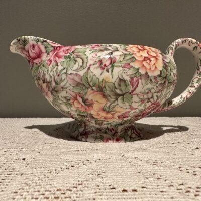 Rare Sadler Florence Chintz Milk Cream Sauce Jug