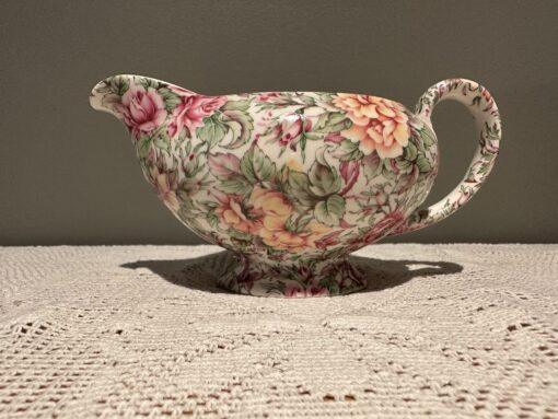 Rare Sadler Florence Chintz Milk Cream Sauce Jug