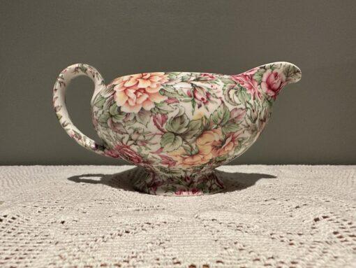 Rare Sadler Florence Chintz Milk Cream Sauce Jug - Image 2