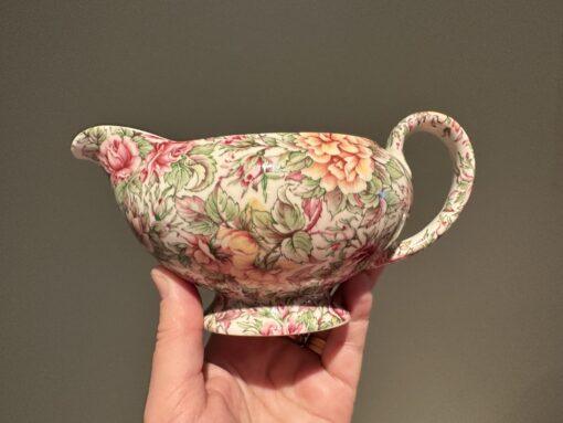 Rare Sadler Florence Chintz Milk Cream Sauce Jug - Image 3