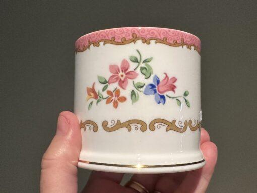Crown Staffordshire Lidded Sugar Or Condiment Jar - Hand Painted - Image 4