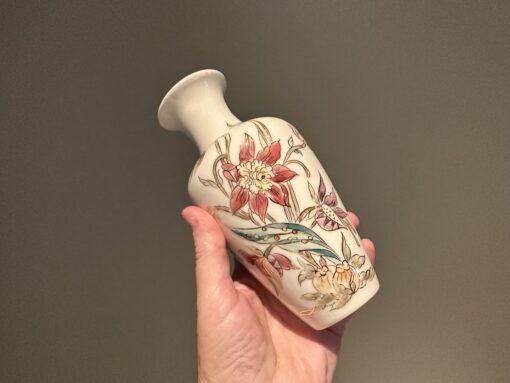 Zsolnay Pecs Hand Painted Floral Vase - Image 3
