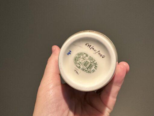 Zsolnay Pecs Hand Painted Floral Vase - Image 4