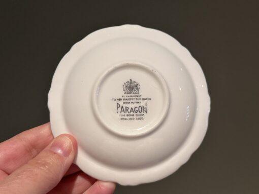Paragon Pair Of Lovely Vintage Floral Butter / Trinket Dishes - Image 4
