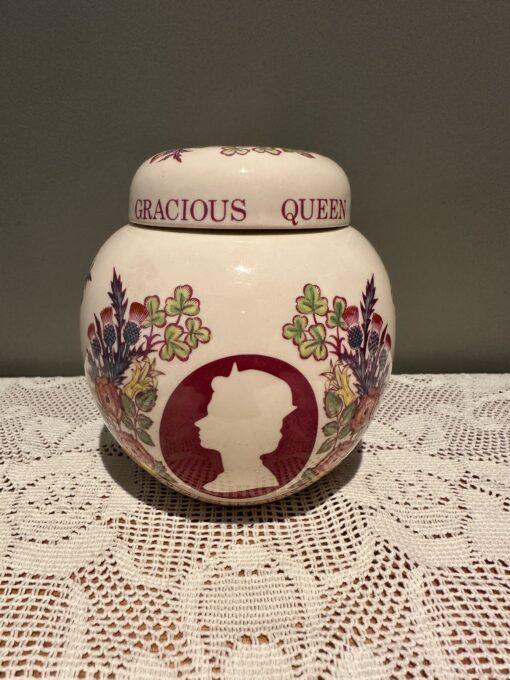 Mason's Queen Elizabeth Silver Jubilee Large Ginger Jar