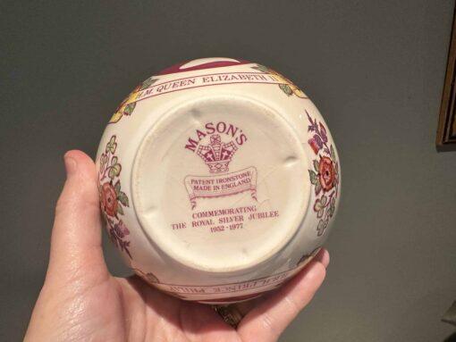 Mason's Queen Elizabeth Silver Jubilee Large Ginger Jar - Image 7