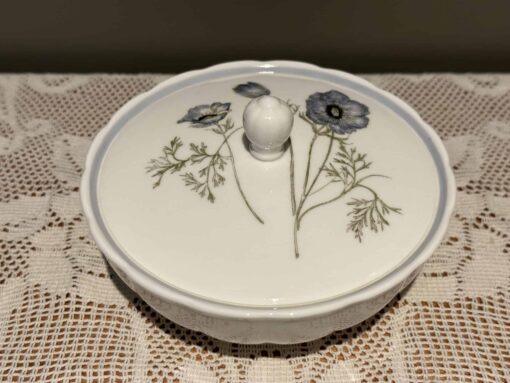 Large Vintage Susie Cooper Glen Mist Lidded Trinket Or Powder Bowl