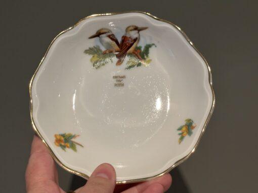 IBC Bohemia Kookaburra And Wattle Greetings From Perth Souvenir Butter / Jam Dish - Image 2