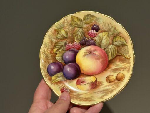 Aynsley Doris Jones Small Footed Comport Or Bonbon Dish - Heavily Gilt - Image 3