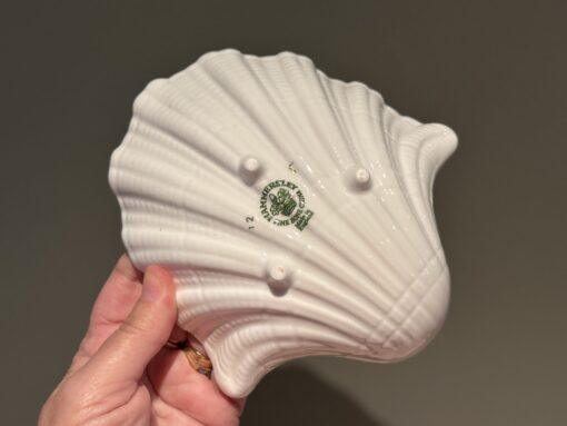 Superb Hammersley Shell Form Bonbon Bowl With Floral Gilt Pattern - Image 4
